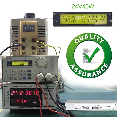 Miniatura 135 de LightningWill transformador impulsor de fuente de poder LED, impermeable, IP67, 110V CA a 12V DC con enchufe de 3 clavijas para uso externo