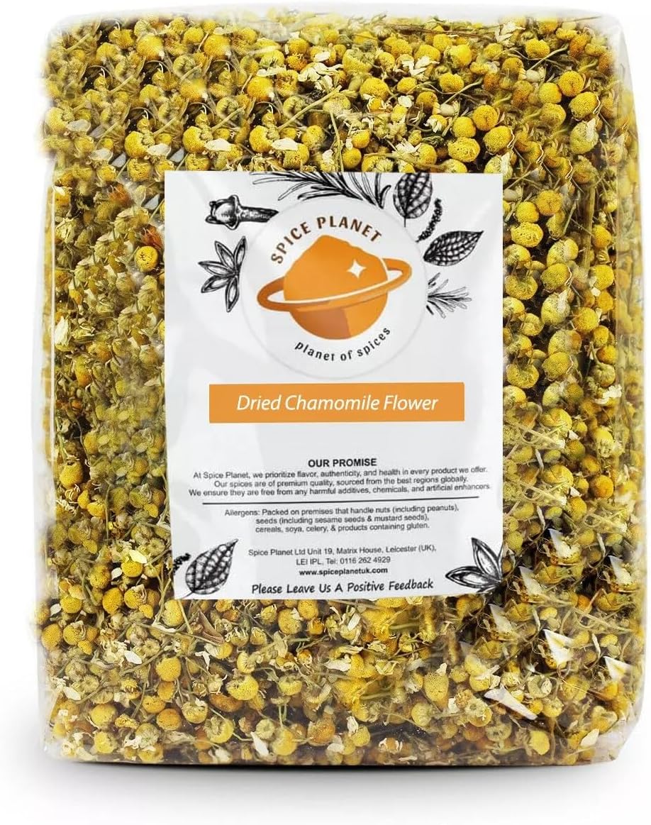 Chamomile | Camomile Dried Flower Herbal Loose Leaf Tea Spice Planet® 25g-950g (25, Grams)