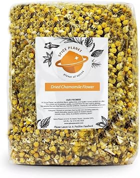 Chamomile | Camomile Dried Flower Herbal Loose Leaf Tea Spice Planet  25g-950g 90, Grams