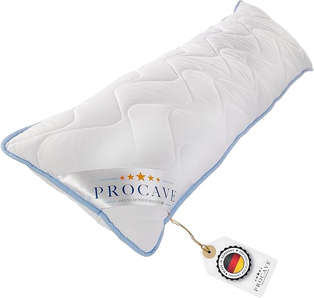 PROCAVE Poduszka do spania na boku Top Cool  miękka poduszka do karmienia  oddychająca poduszka dla kobiet w ciąży  poduszka do spania  poduszka nadająca się do prania  (40 x 200 cm)