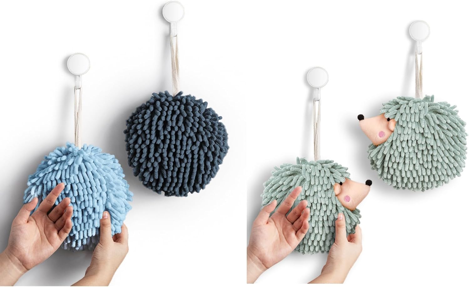 Sophie & Panda New Edition: Little Hedgehogs 4-Pack Hand Towel Bundle