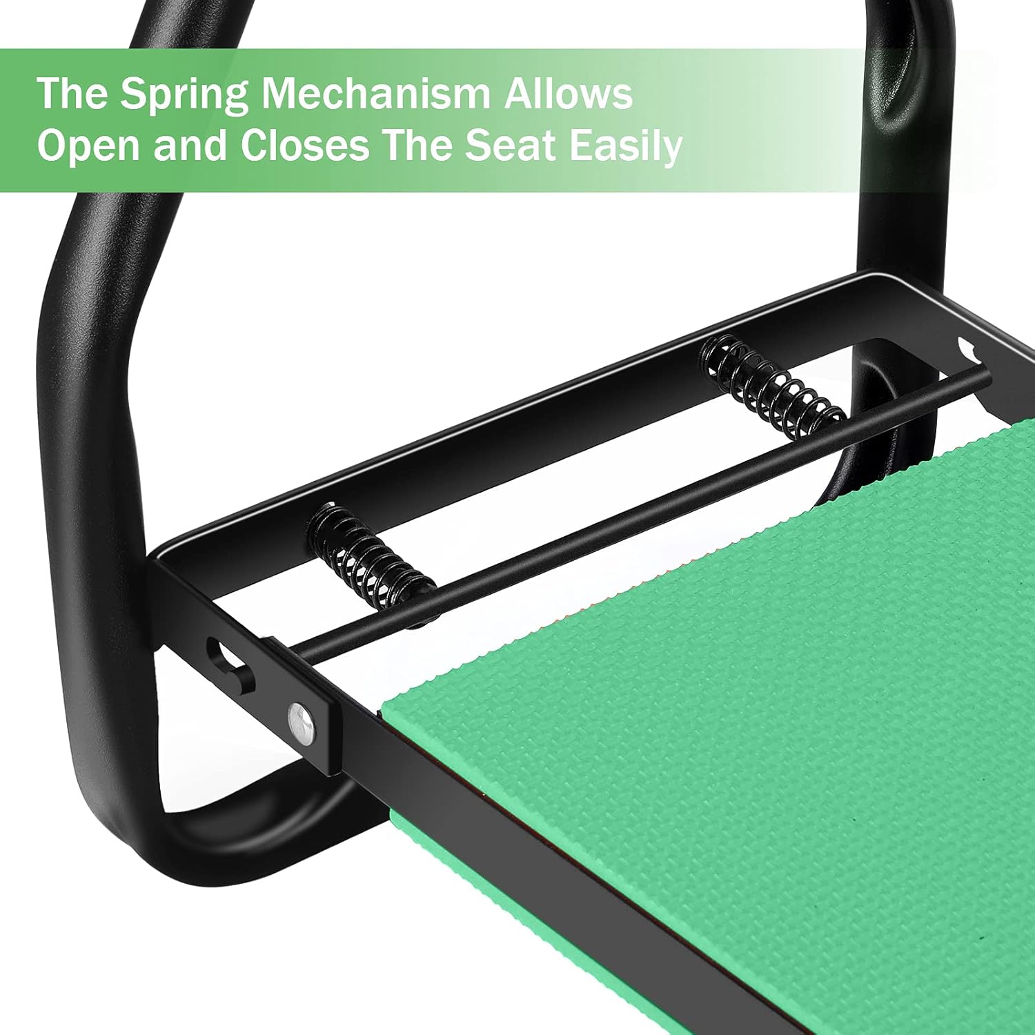 Garden Kneeler and Seat, Foldable Garden Stool with 3 Tool Pouches and Soft Kneeling Pads, Lightweight and Sturdy Outdoor Gardening Tools for Garden Work, for Keen Gardeners, Green : Patio, Lawn & Garden