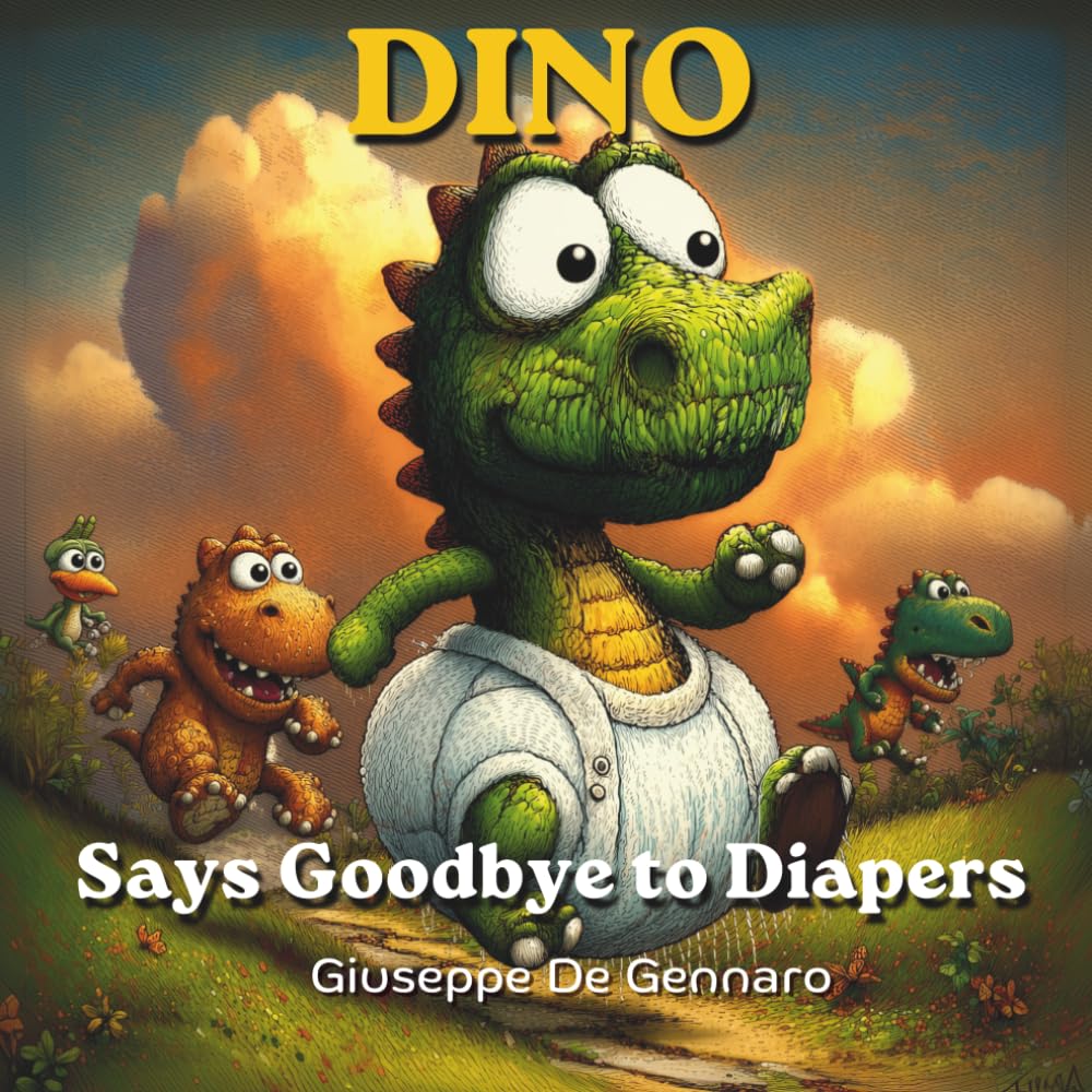 Dino Says Goodbye to Diapers: A Gentle and Reassuring Story to Help Toddlers Transition from Diapers to Potty Training