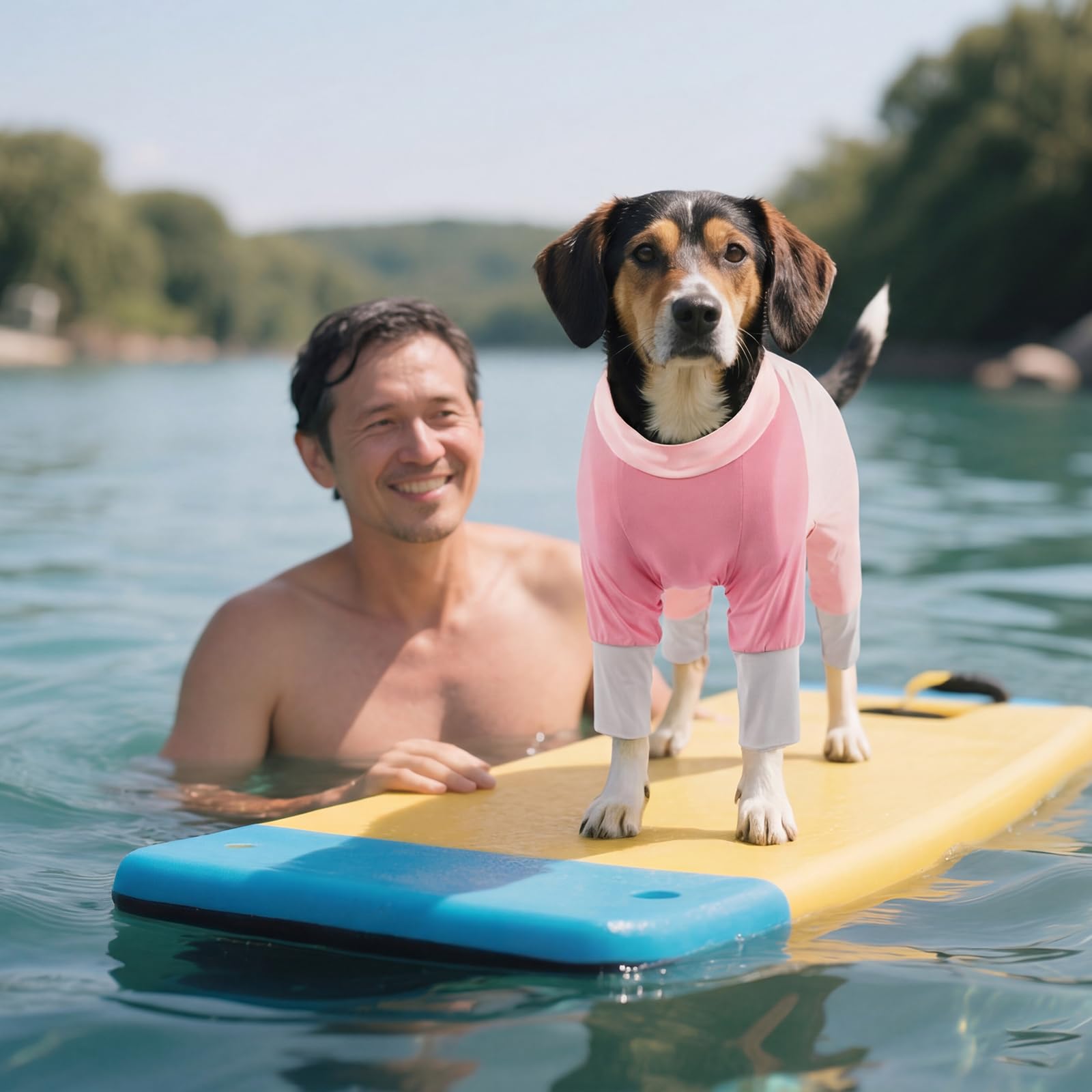 ROZKITCH Chemise rashguard pour chien, gilet de protection UV de qualité supérieure pour chiens, coupe ajustée, chemise d'été rafraîchissante pour chiens actifs, confort tout au long de la journée