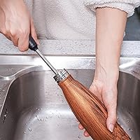 Vista 9 de Cepillo de limpieza para botellas de agua con 2 cabezales reemplazables, compatible con botellas deportivas, vasos, tazas, decantadores de vino