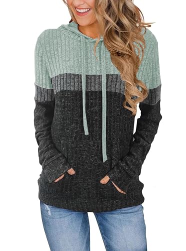 Womens Cozy Textured Sweaters Fall Fashion Hoodies Trendy Outfits