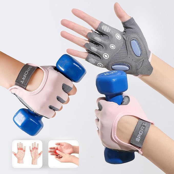 Guantes ciclismo sin dedos unisex antideslizantes medianos miniatura 7