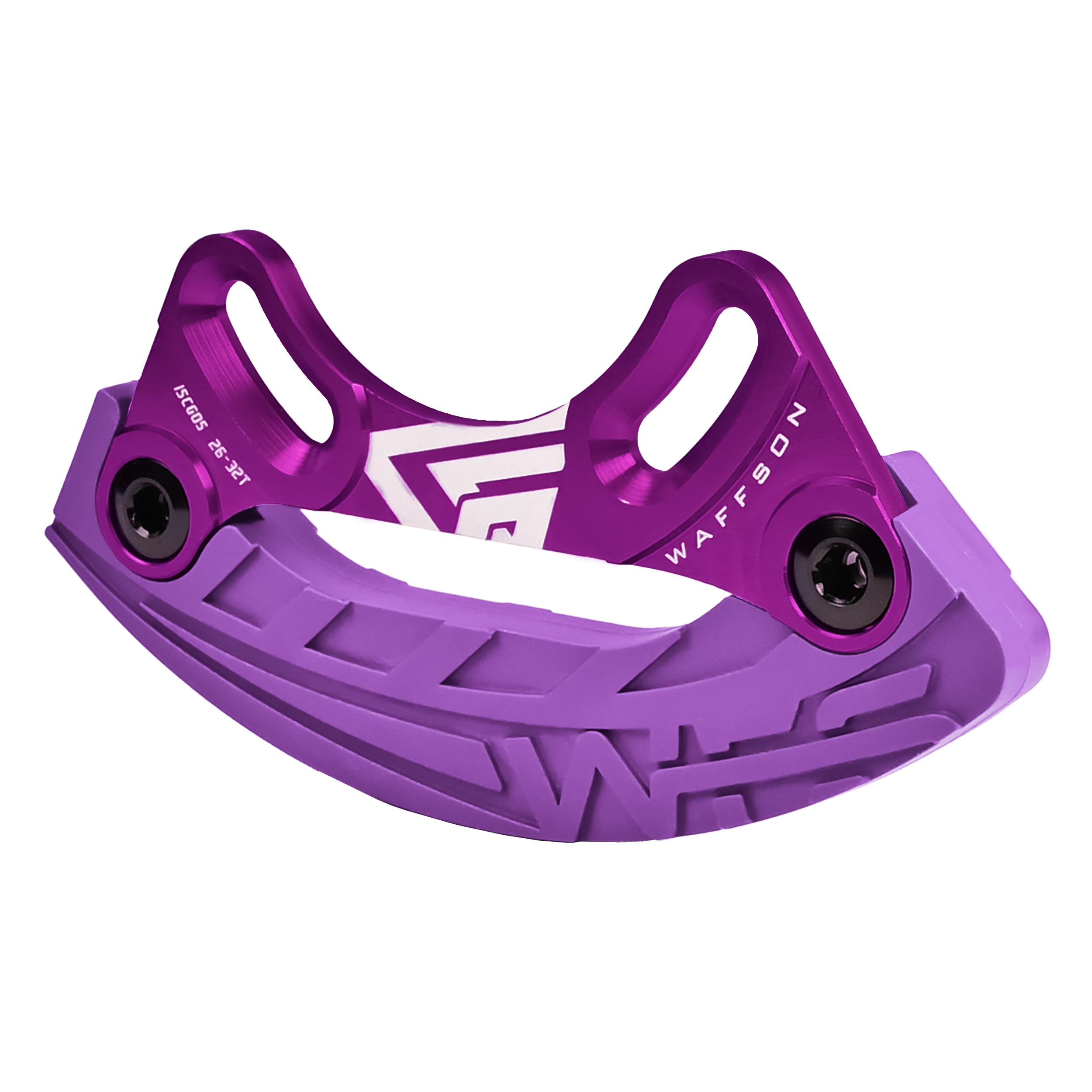 WFS ARMOR-B Bash Guard 26-32T, ISCG05 Mount, MTB Mountain Bike Chain Guard Chainring Protector, Purple