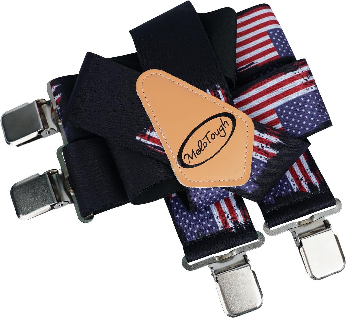 MELOTOUGH Men's Suspenders w/Clip Heavy Duty suspenders for men Big and Tall Work suspenders for Jeans - Image 8