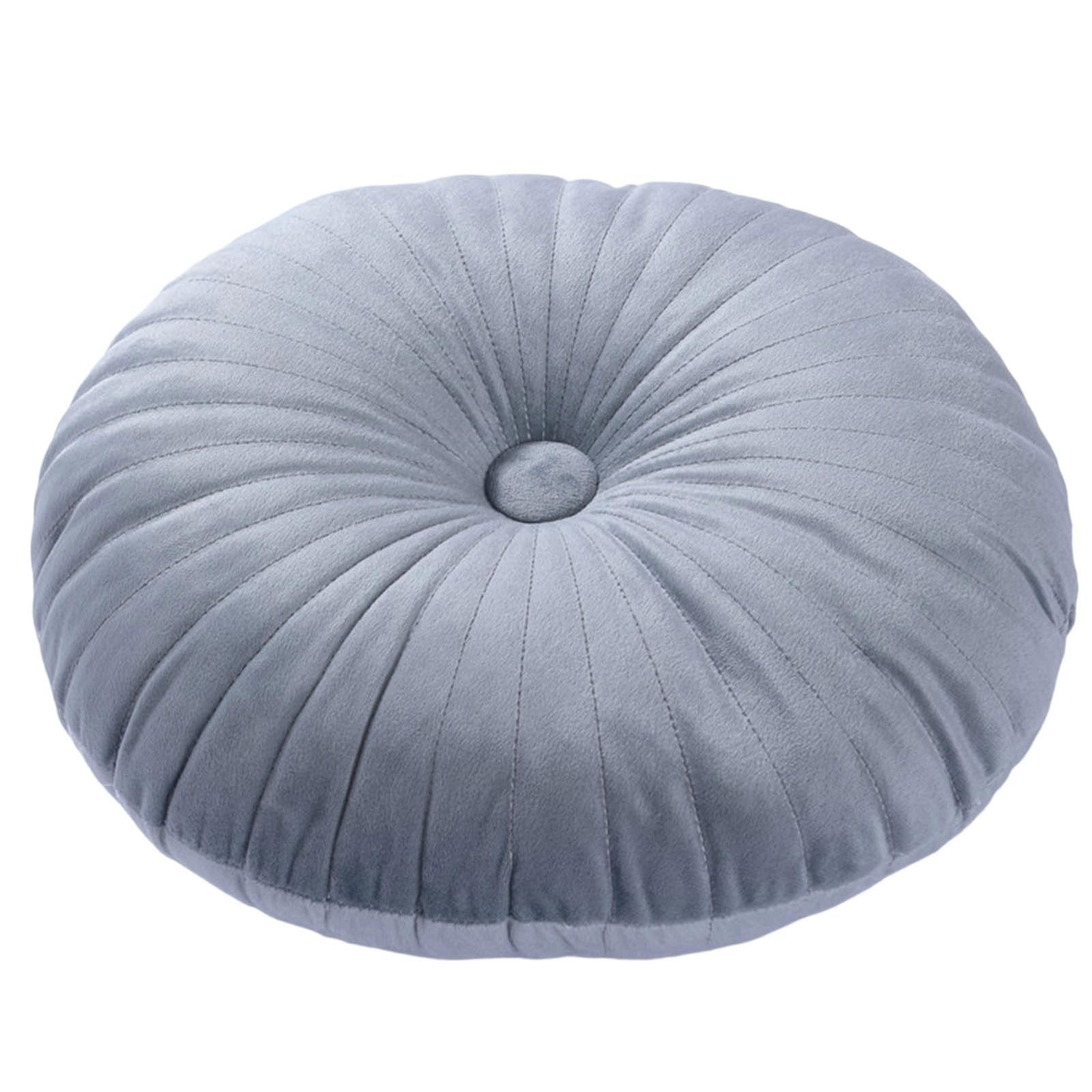 Msioytog Round Pumpkin Pillow for Sitting on Floor or Lower Back 35Cm Soft Plush Window Throw Pillow Floor Seat Cushion