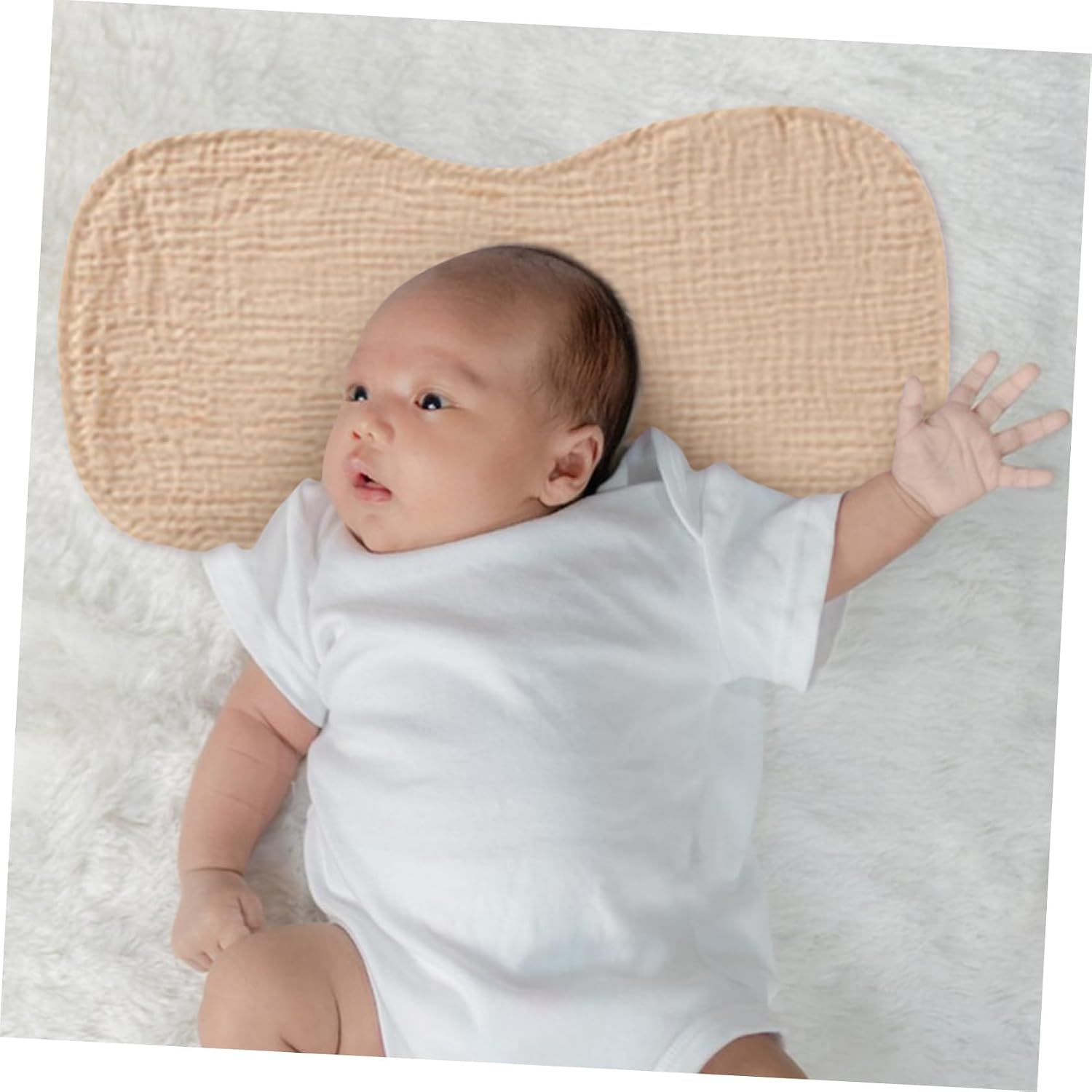 BESTonZON 4pcs Burp Cloths Cotton Boy Girl Burping Rags Super Absorbent and Soft for Newborn Care Includes Smoke Grey