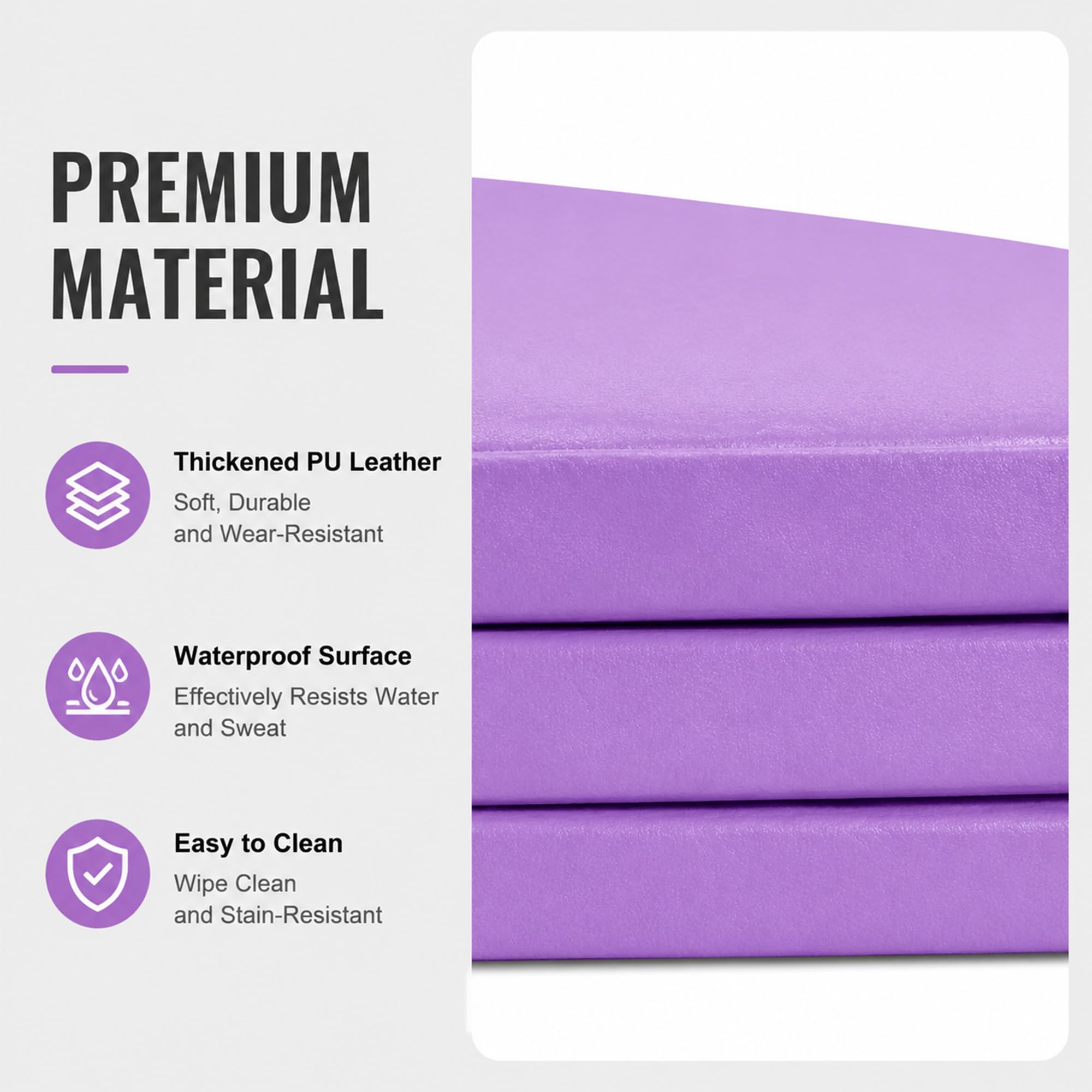 Tapis Rond de Pole Dance, Matelas de Réception Pliable