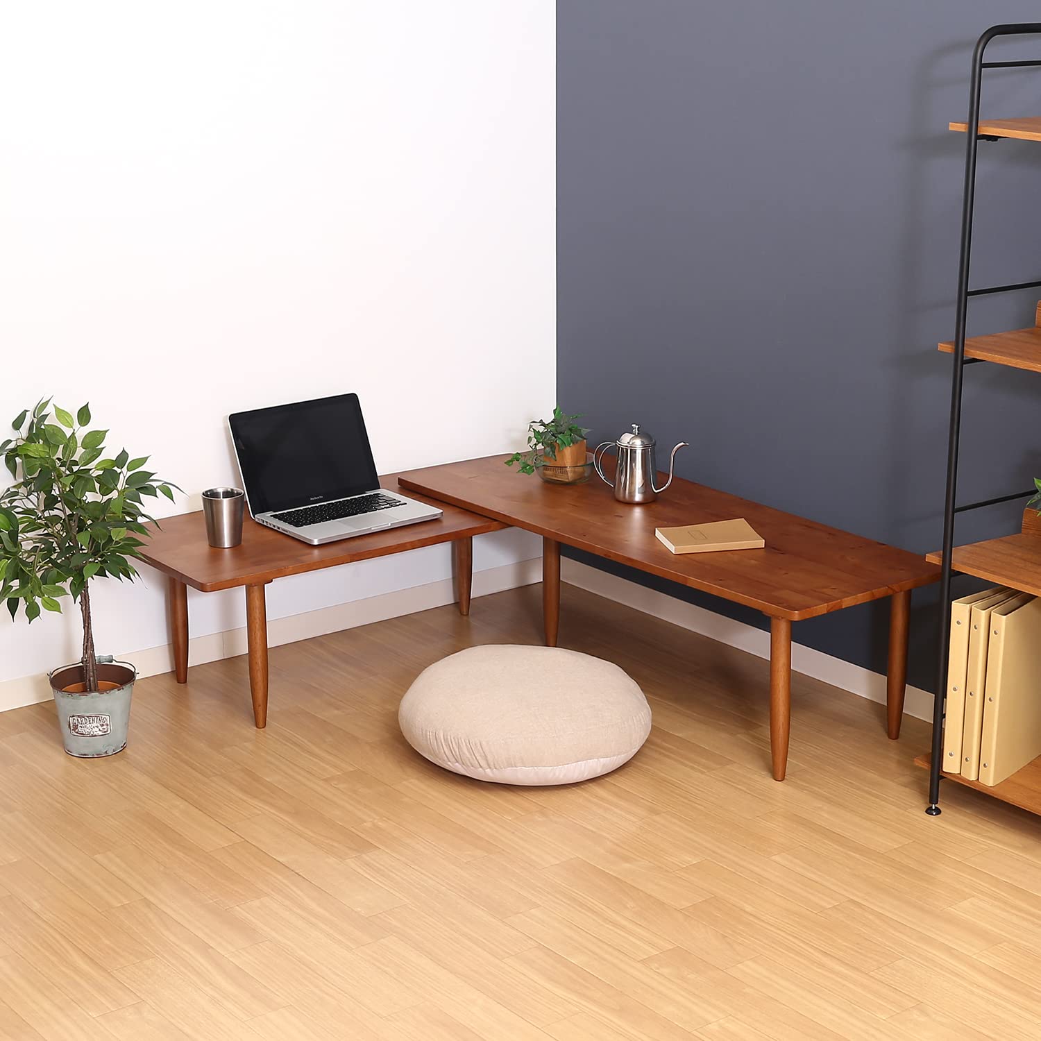 Amazon.co.jp: 不二貿易 ローテーブル センターテーブル 幅120×奥行43