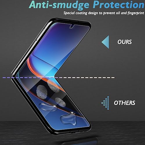 Miniatura 6 de Orzero Paquete de 3 protectores de pantalla compatibles con Motorola Razr 2023, Razr+  Razr Plus 2023 TPU (no vidrio), protector de pantalla de alta