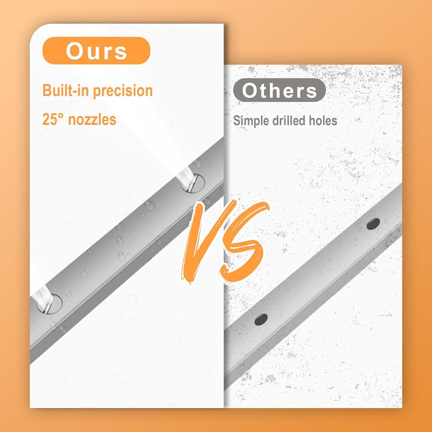 40" Radiator Cleaning Wand for Car,Water and Air Dual-Use 3500 PSI Pressure Washer Tool With 25° Fan Nozzles,4 Brass Connectors,Cleaning Brush,Wrench and Sealing Tape