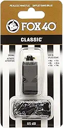 Fox 40 Apito oficial clássico com cordão de separação