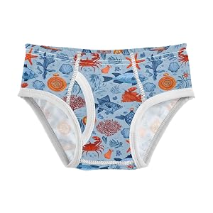 Boys Exclusive Briefs Toddler Underwear 95 Combed Cotton Boxerbriefs 2T Blue Ocean Animal