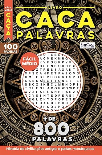 Livro Caça-Palavras 26: Nível Fácil/ Médio - História de civilizações antigas e países monárquicos