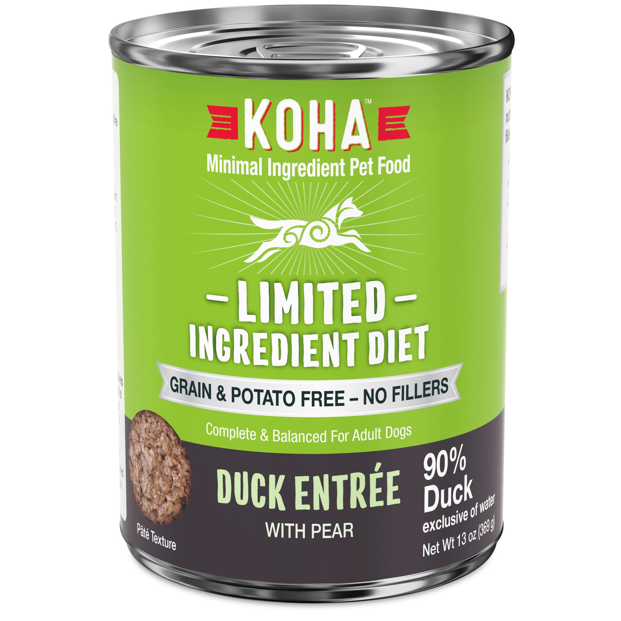 KOHA Limited Ingredient Diet Duck Entrée for Dogs Sensitive Stomach