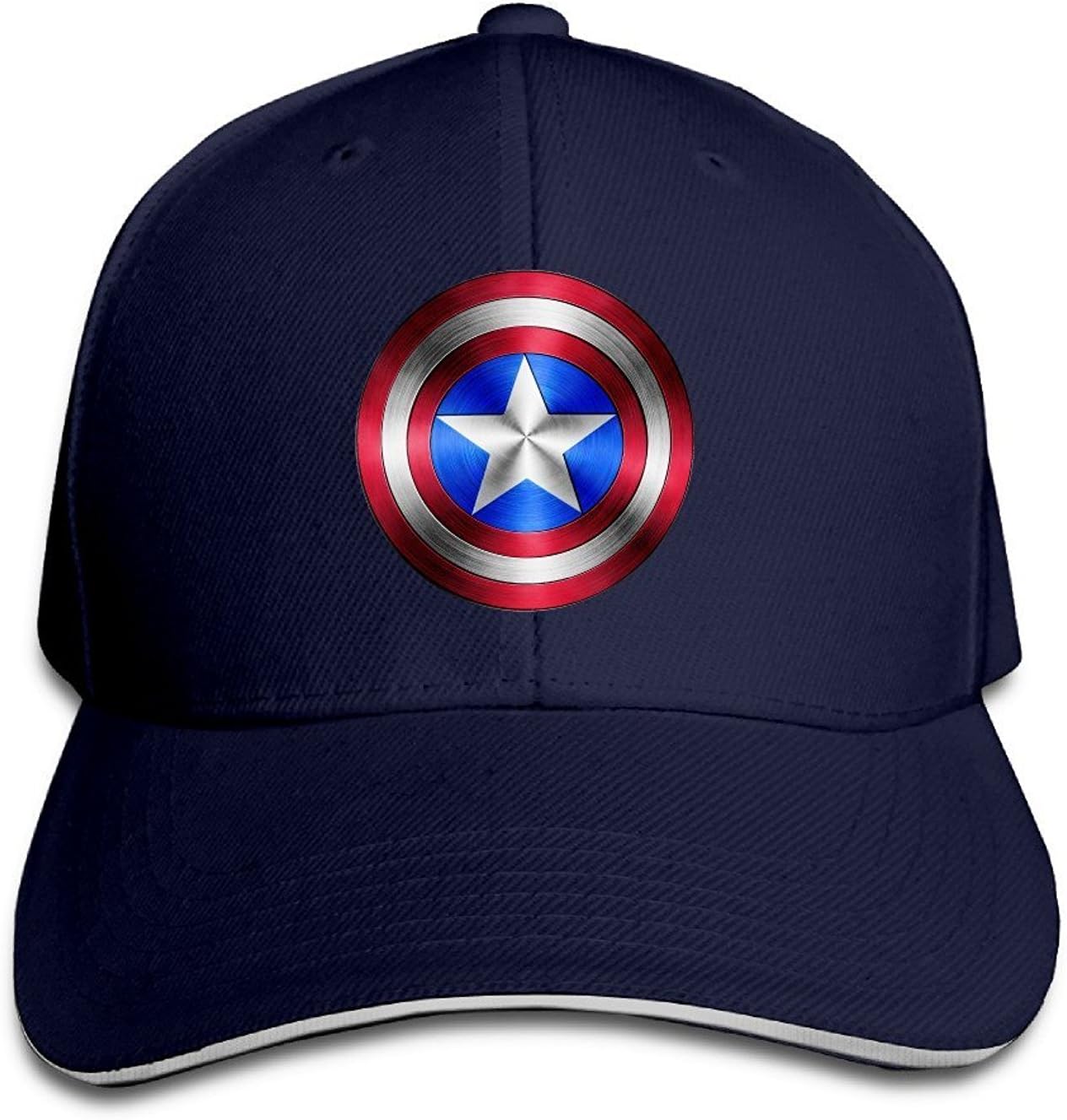Waiting Captain America Super Hero Fashion Sandwich Baseball Cap Hats