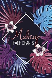 Makeup Face Charts: Blank Make-Up Face Charts Workbook to Practice - Supplies and Accessories for Makeup Artists - Over 100 Pages