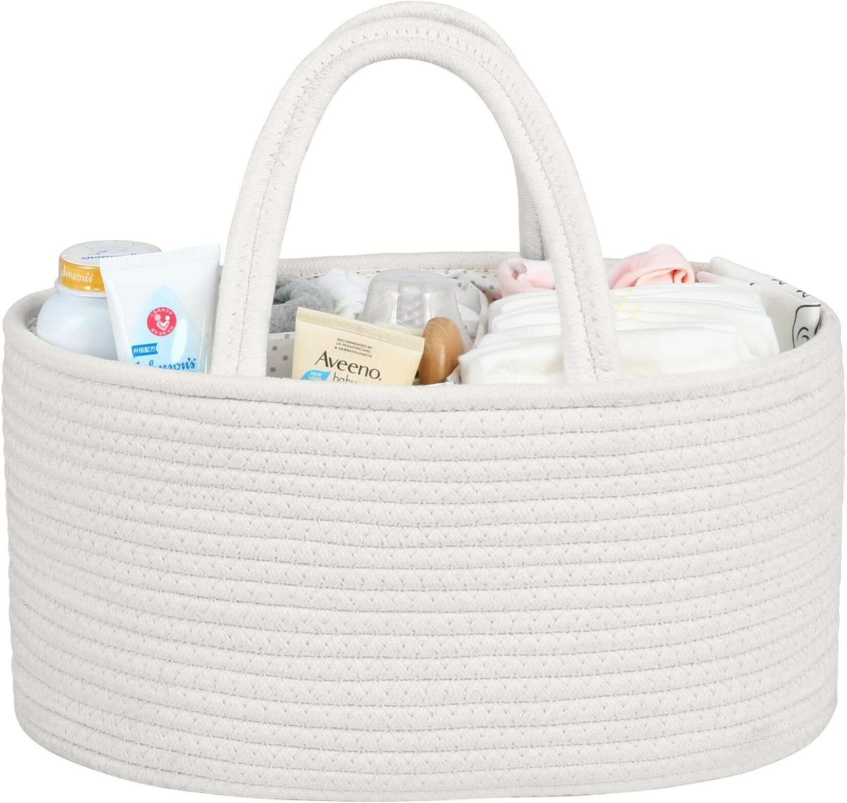ABenkle Baby Diaper Caddy, Nursery Storage Bin and Car