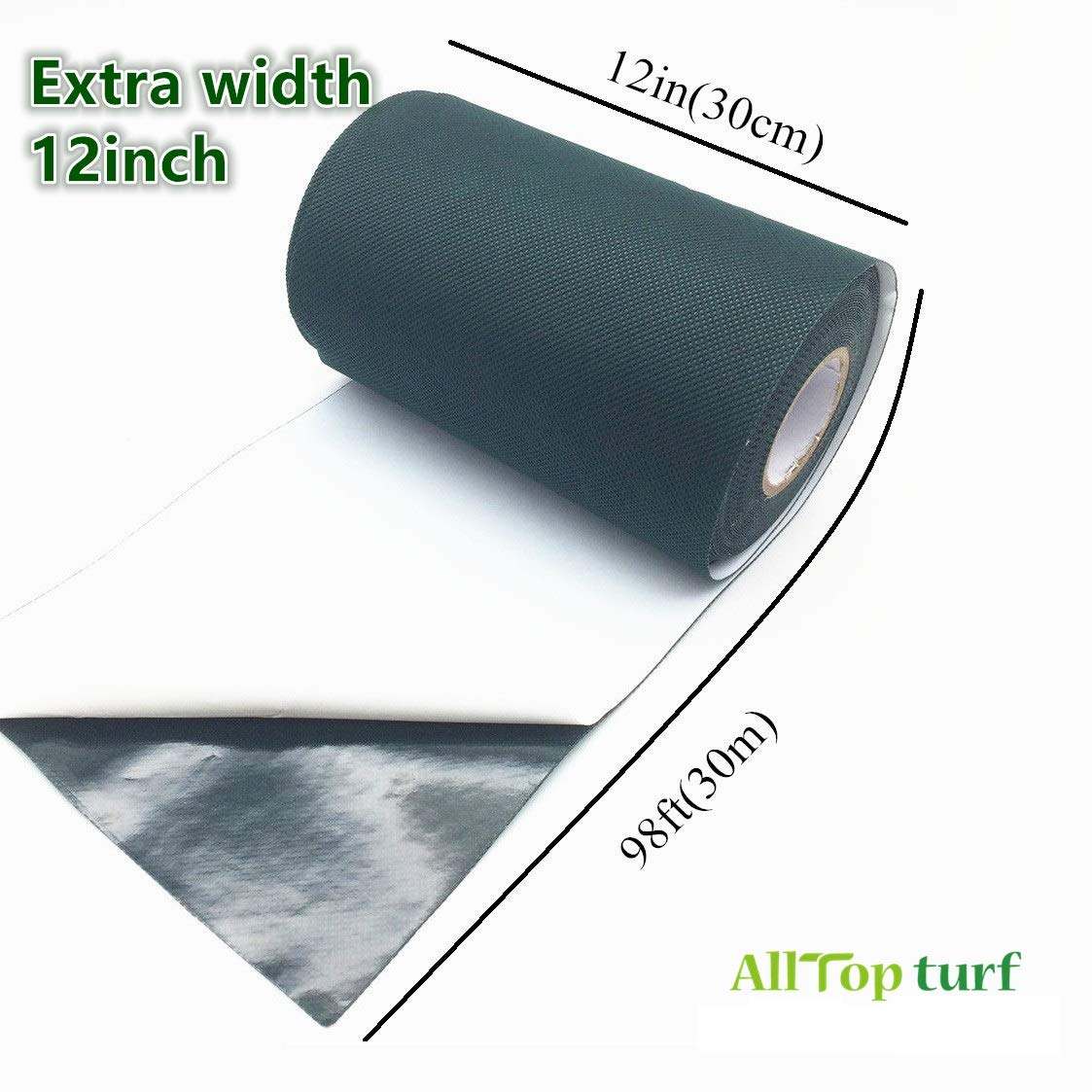 ALLTOP TURF 12inX98.4ft(30cmX30m) Self-Adhesive Seam Tape for Light Duty Sports and Landscape Artificial Grass Lawn(Single Sided)