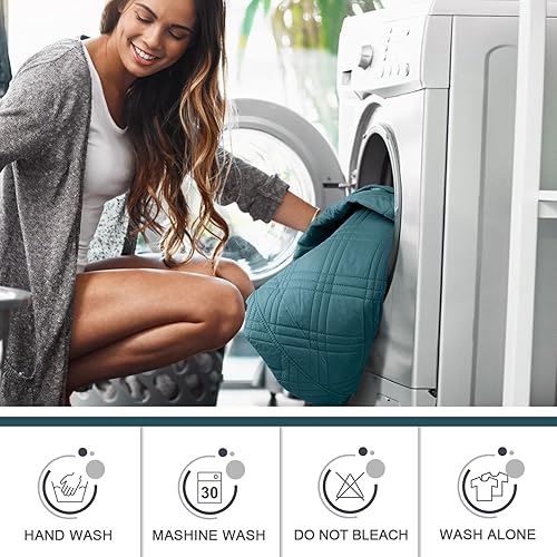 Miniatura 82 de TAOCOCO Funda para silla reclinable 100% impermeable, fundas antideslizantes para silla reclinable con bolsillo, protector de muebles lavable