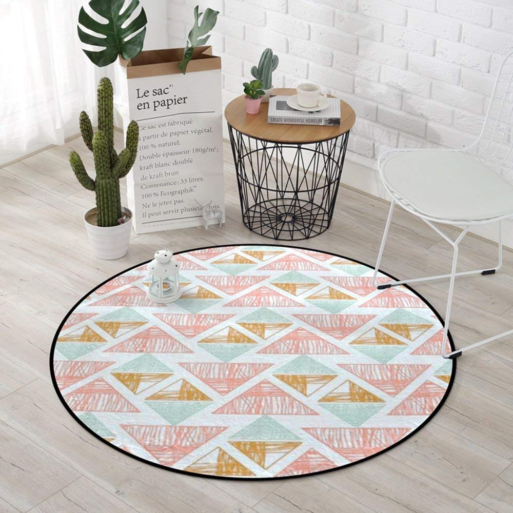 Alfombra sala de estar mesa de centro sofá cojín geometría gráficos 3