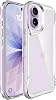 Defend Series Crystal Clear Ultra Transparent Back Hard Polycarbonate Edges Soft Silicone Super Protective Case for Minesk iPhone 17 Transparent, 17