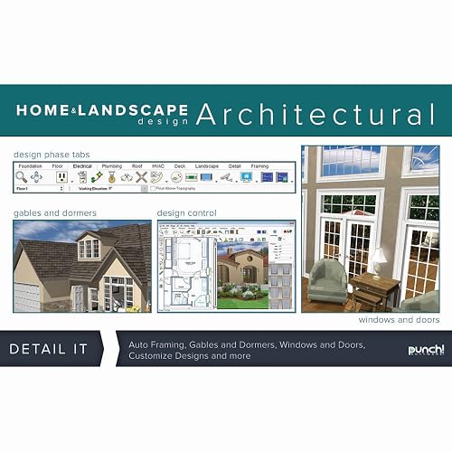 Punch! Home & Landscape Design Architectural Series v19 - Home Design Software for Windows PC [Download] - Thumbnail 3