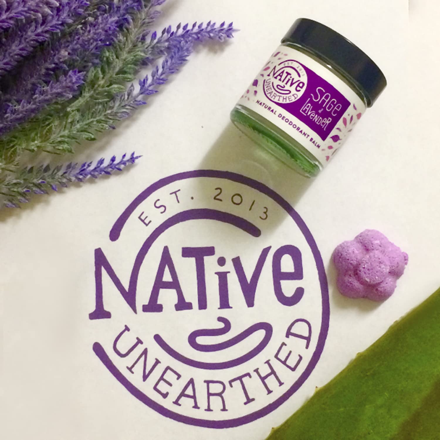 Native Unearthed Natural Sage & Lavender Deodorant Balm 60ml