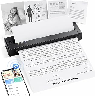 TATTMUSE Portable Printers Wireless for Travel, Inkless Printer for Phone & Laptop, Mobile Thermal Small Bluetooth Compact... Price In India