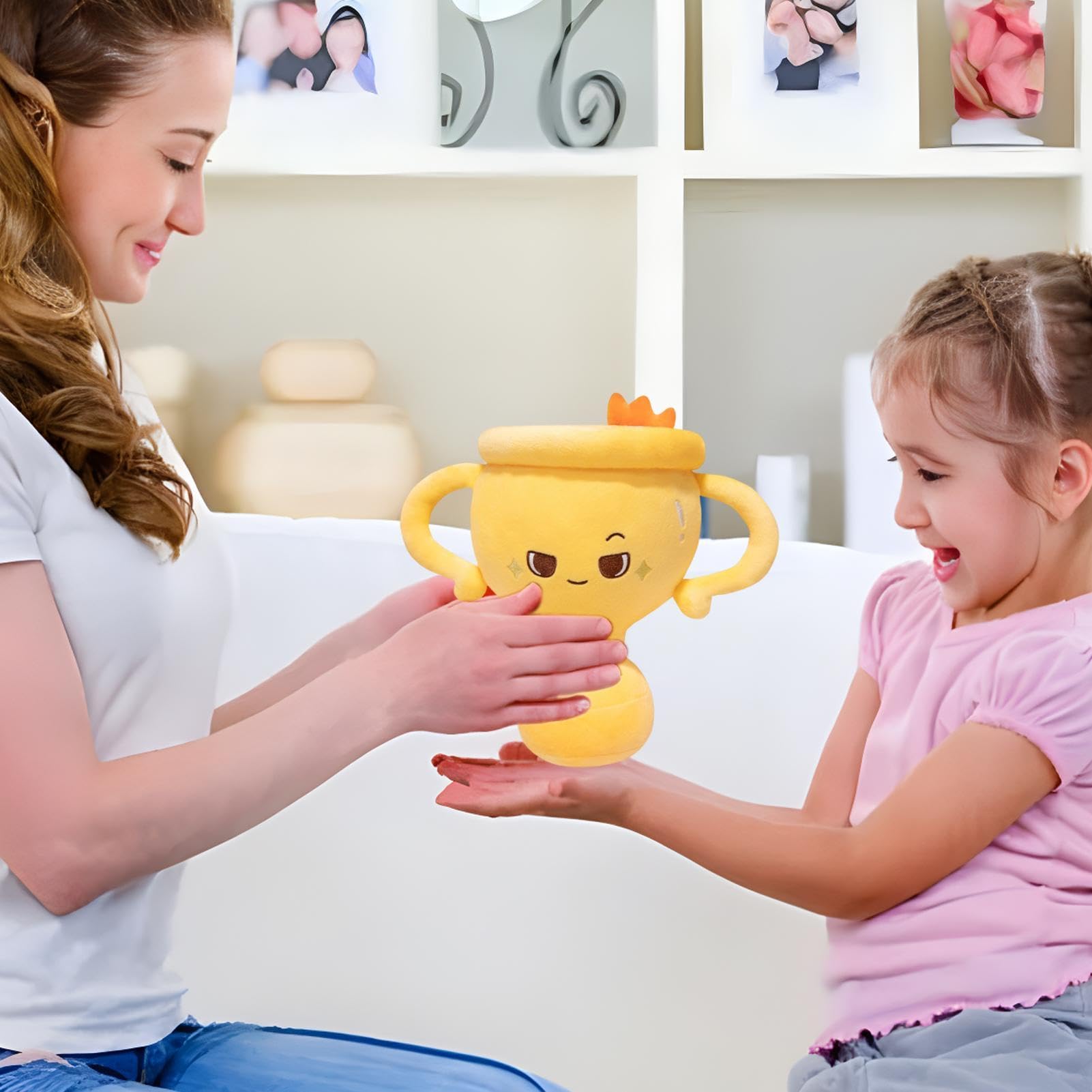 Trofeo di peluche – Risparmio di peluche, Trofeo di peluche | Multifinection Accompagnante il Peluche per gli adulti, Cartoon Throw Cartoon Decorativo