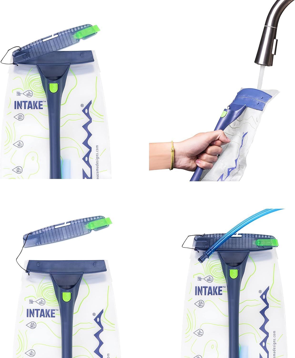 Mazama Tumalo Insulated Hydration Backpack with BPA Free 3 Liter / 100 oz Bladder Reservoir, Perfect Backpack for Hiking, Mountain Biking, and Skiing