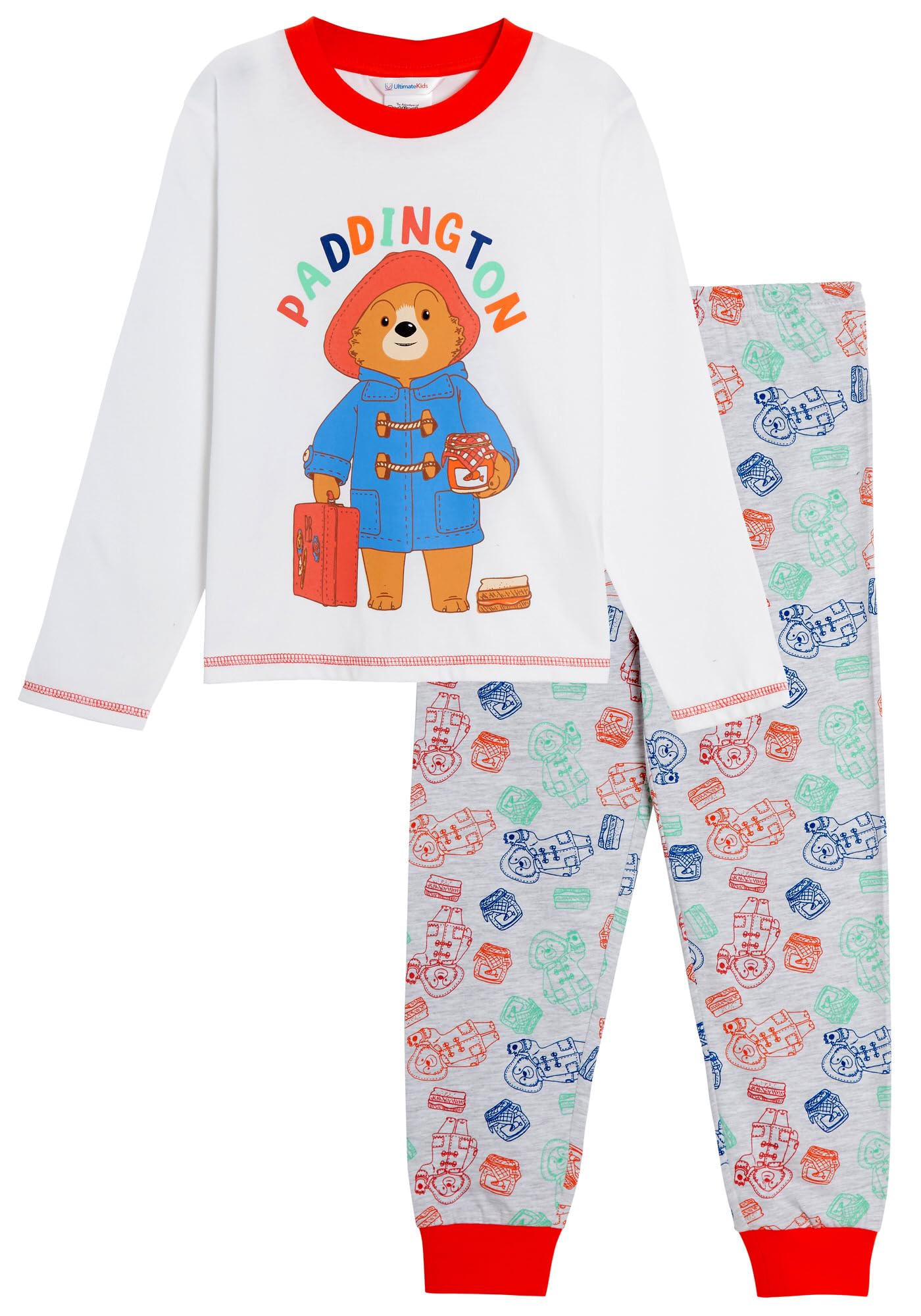 Paddington Bear Pyjamas White 18-24 Months