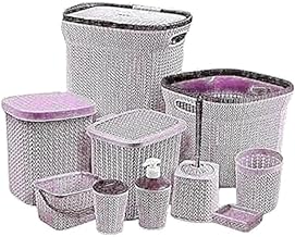 سلة غسيل مع مساحة موب من الوطنية 2725-61106-24-80 (10 قطع)