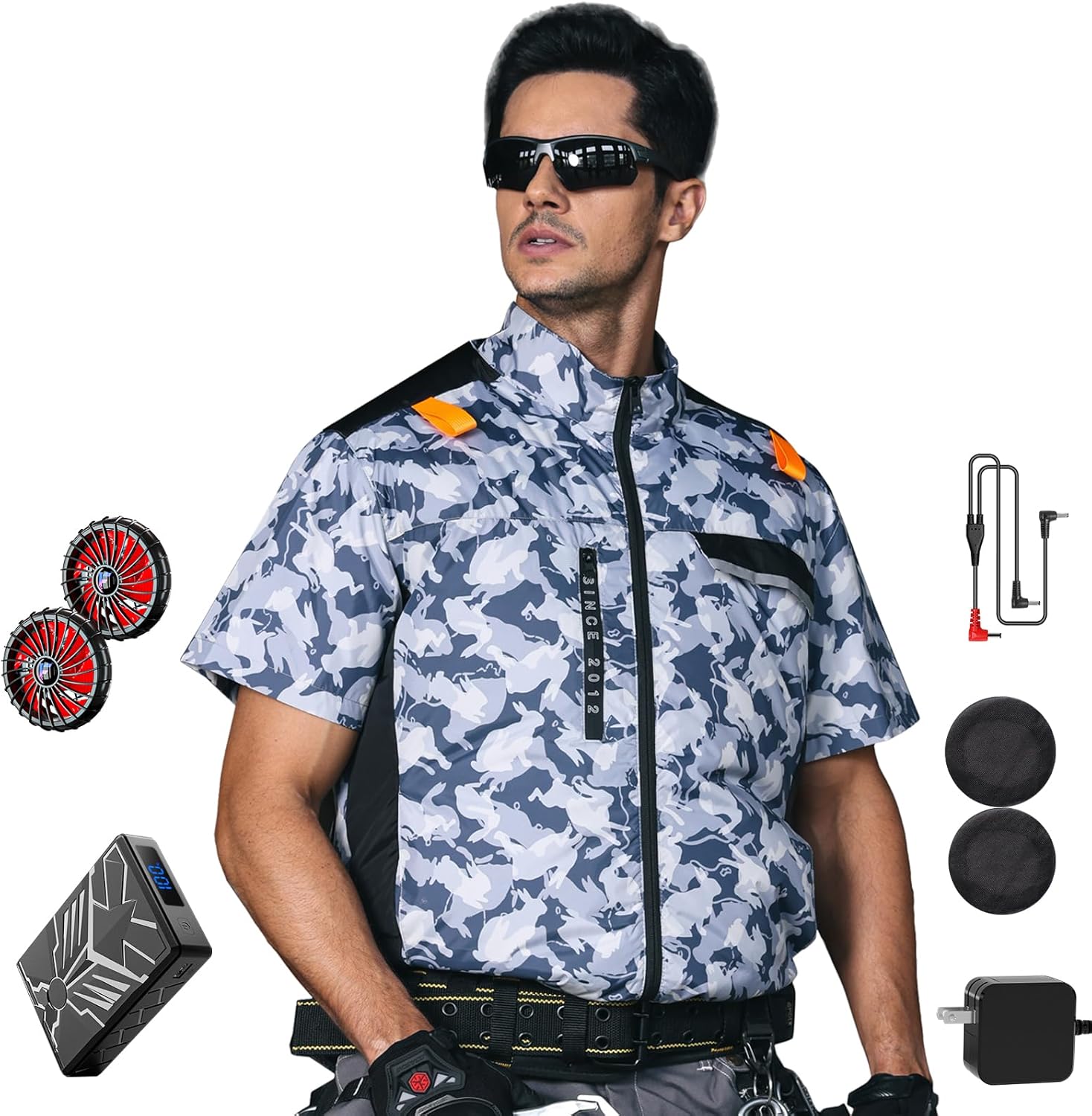 空調服ファンバッテリー　46V 空調作業服 日本製ブラシレスモーター バートル Amazon.co.jp: 46V 空調作業服 ファンバッテリーセット 超高出力
