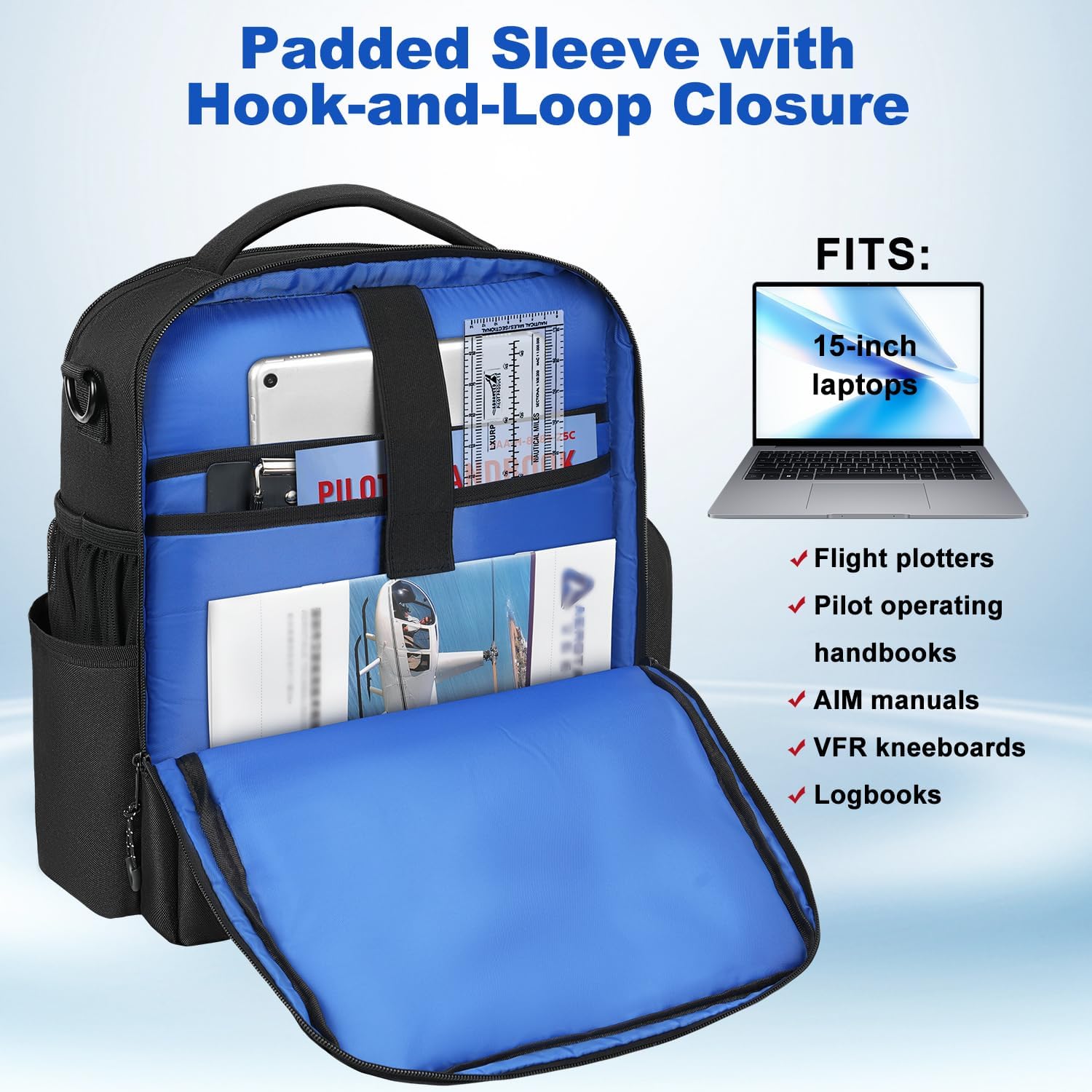 Pilot Bag, Aviation Headset Bag, Flight Bags for Pilots