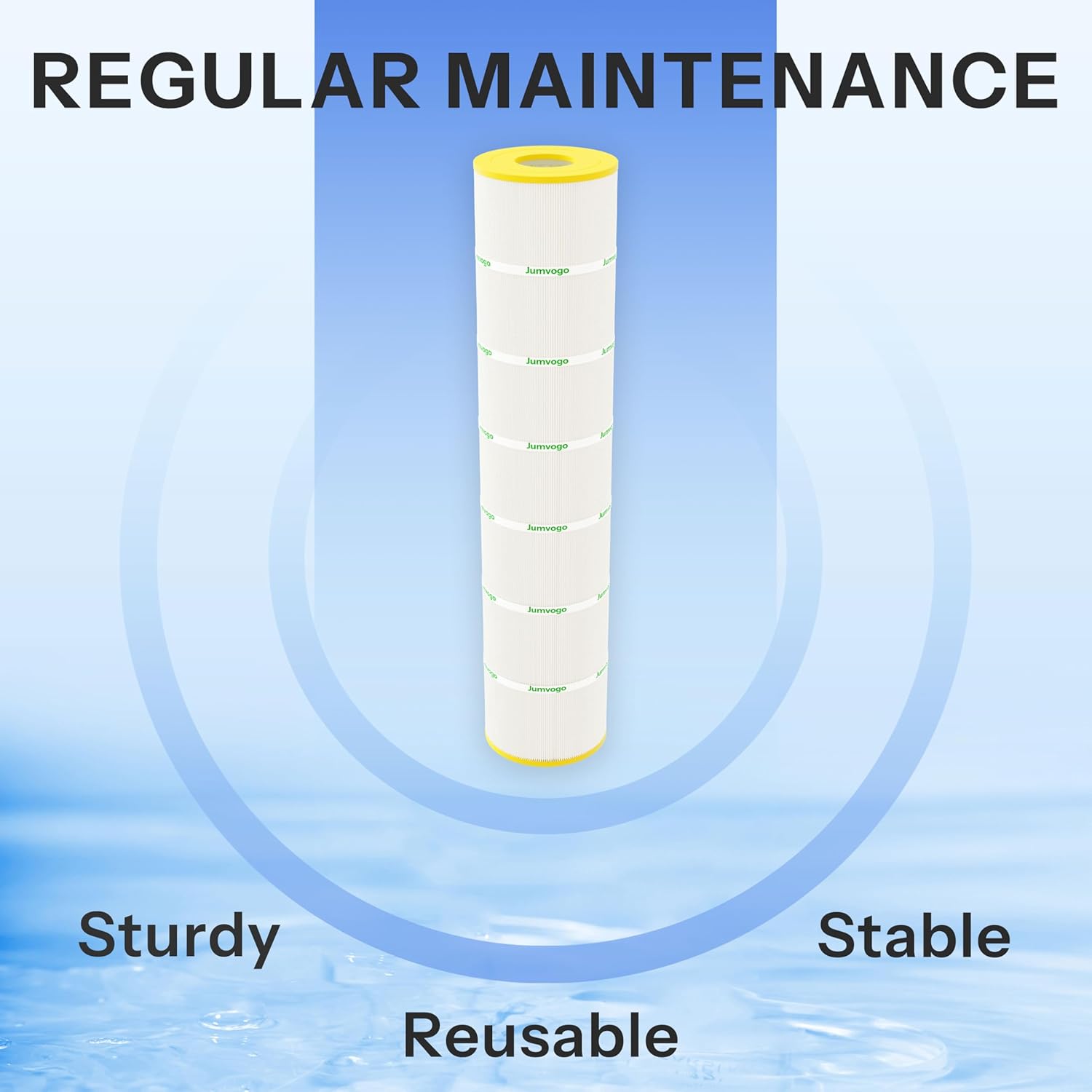4 × 145 Sq. Ft. Pool Filter Cartridge Compatible with CL580, CV580, Ultral-A10, C-7482, FC-0820, R0357900, SD-01109, 4 Pack