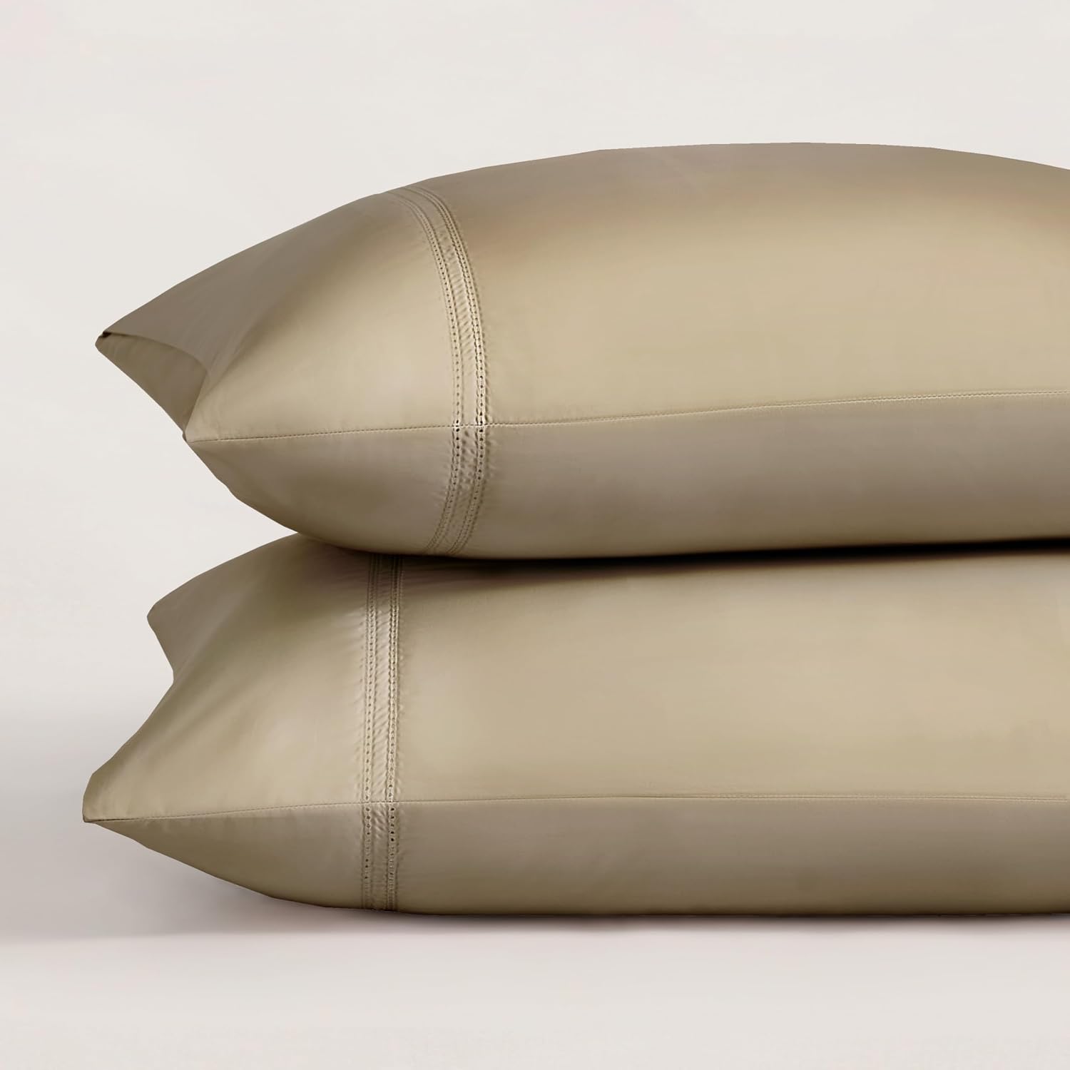 Pure Parima Pillowcase Set – 100% Certified Egyptian Cotton, Double-Hem Stitch, Standard, Meadow