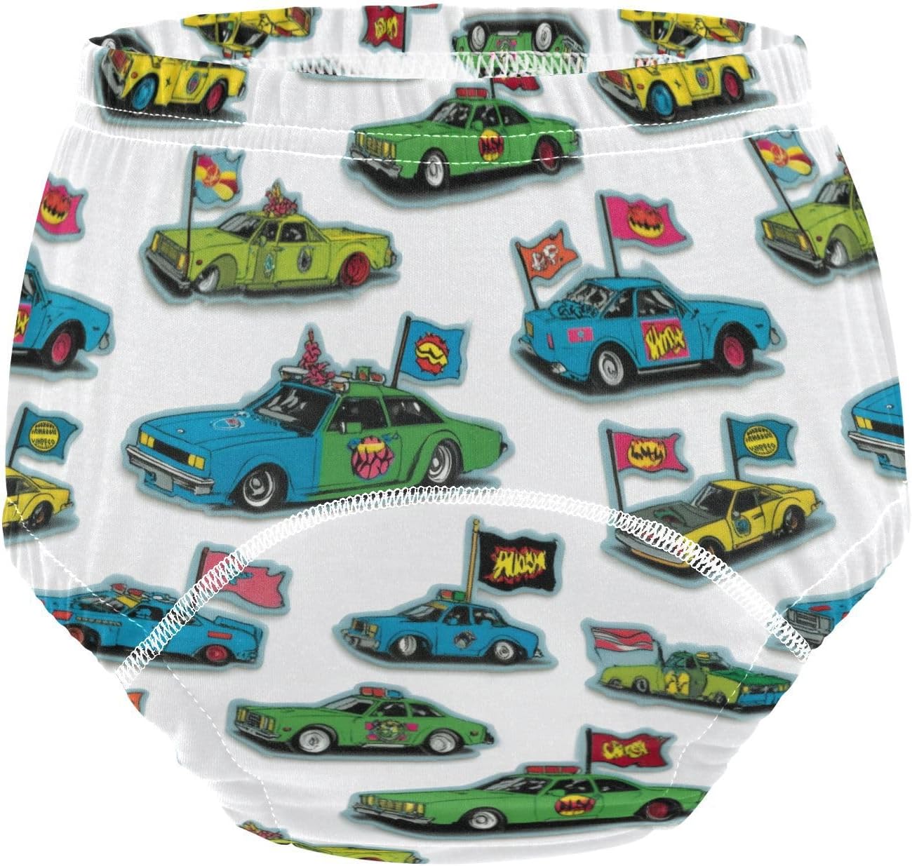 Car Potty Training Underwear 3 Packs Soft Toilet Training Pants for Toddler Girls Boys 4T