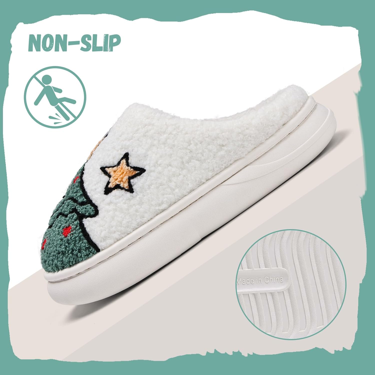 IceUnicorn Kids Slippers Boys Girls Warm Soft Plush Memory Foam House Slippers Big Little Kids Non-Slip Winter Home Shoes for Indoor Outdoor - Image 5