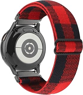 Elastic Bands for Galaxy Watch 4/5 Band 40mm/44mm Classic 42mm/46mm, Galaxy Watch 5 Pro Band, 20mm Stretchy Wristband Strap for Galaxy Active 2 40mm 44mm/Galaxy Watch 42mm/Watch3 41mm/Gizmo Watch 2/1