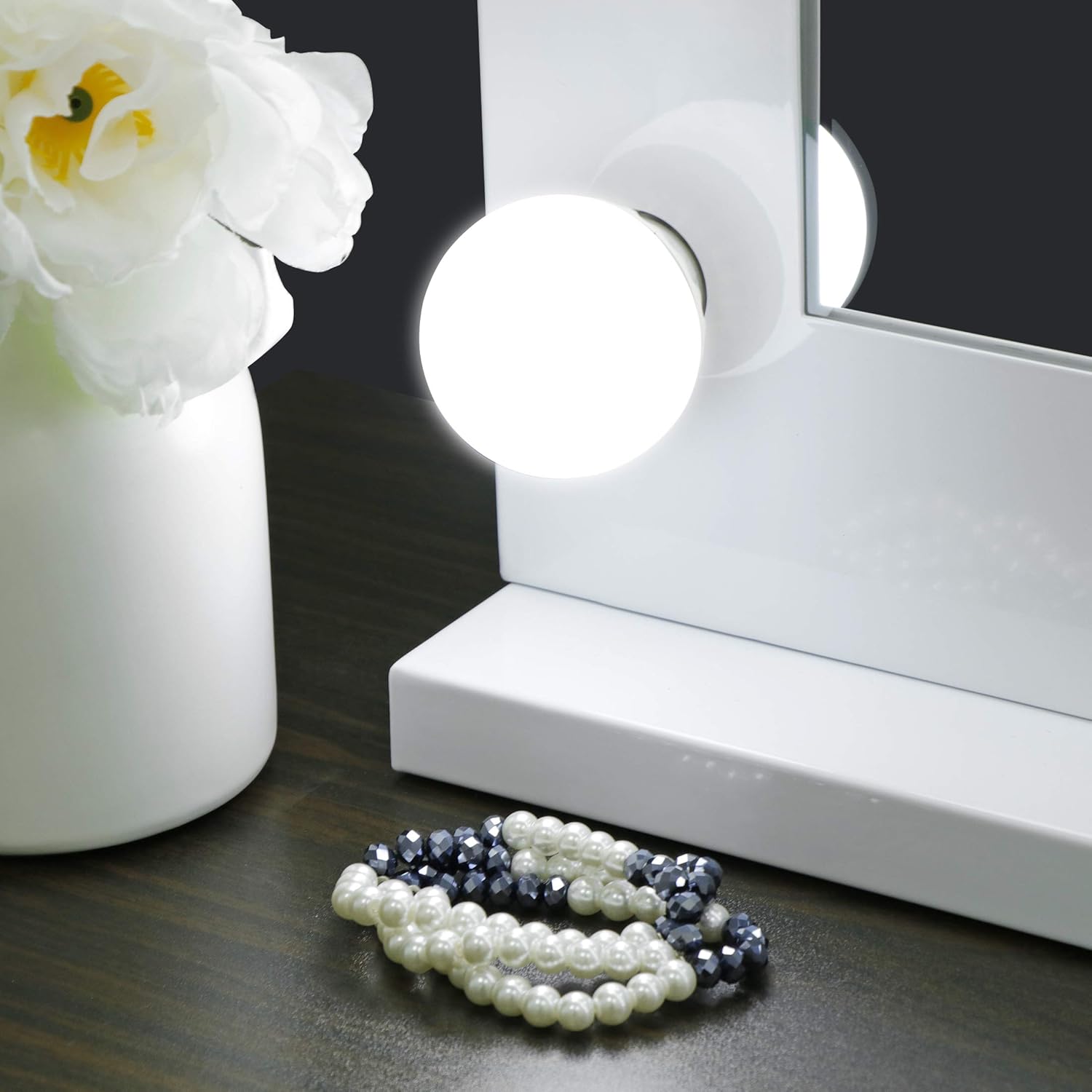 ZENY Hollywood Vanity Makeup Mirror Light Dressing Table Vanity Set