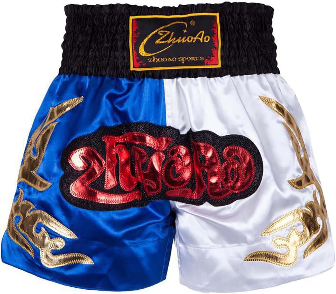 Mufeng Kids Boys MMA Shorts Boxing Shorts Youth Training Kickboxing Shorts Elastic Waistband Muay Thai Kickboxing Shorts
