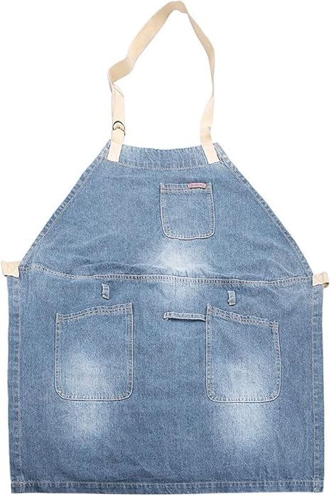 Amazon Bye デニムエプロン 作業 カフェエプロン レディース ショートエプロン 前掛け ショート ソムリエエプロン ベーシック 腰巻 メンズ 両用エプロン シワになりにくい 男女兼用 作業用 着脱簡単 多機能 飲食店 エプロン オンライン通販