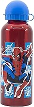 Stor Original Marvel Spiderman 530ML aluminium bottle for children with spout and cap that ensure maximum safety.