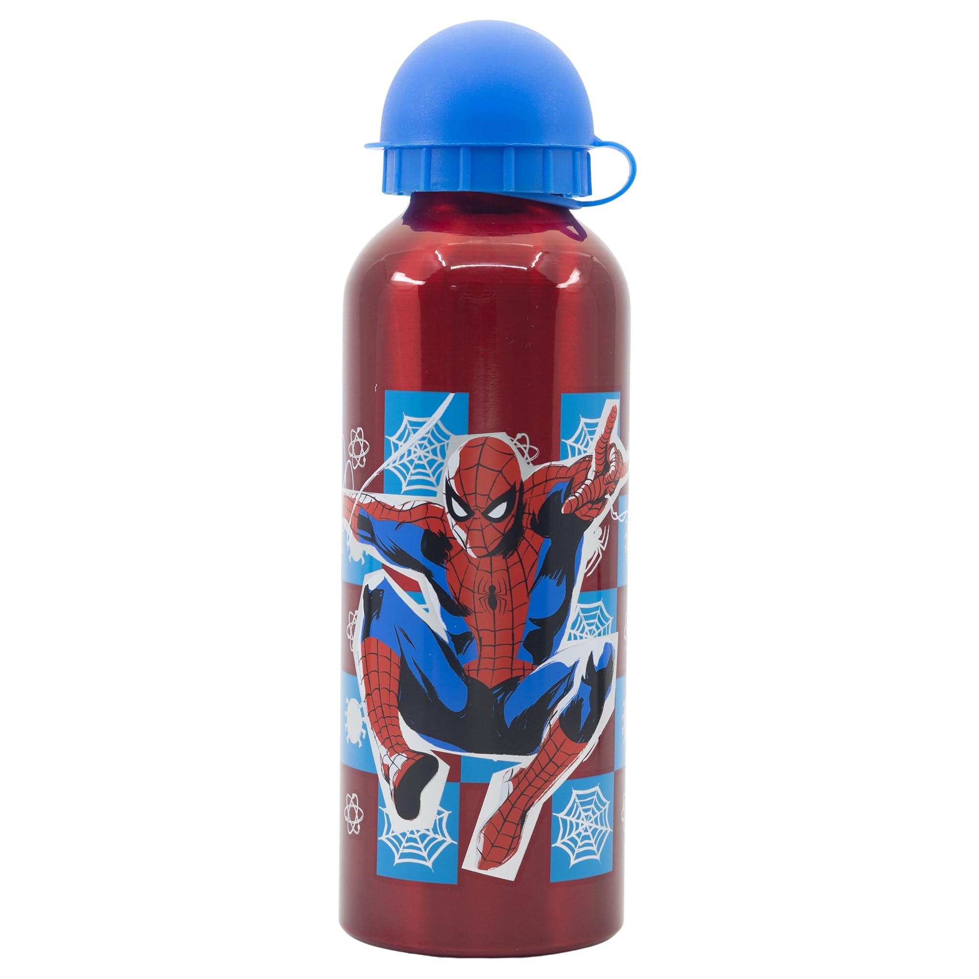 530ML ALUMINIUMFLASCHE FÜR KINDER | SPIDERMAN ARACHNID GRID