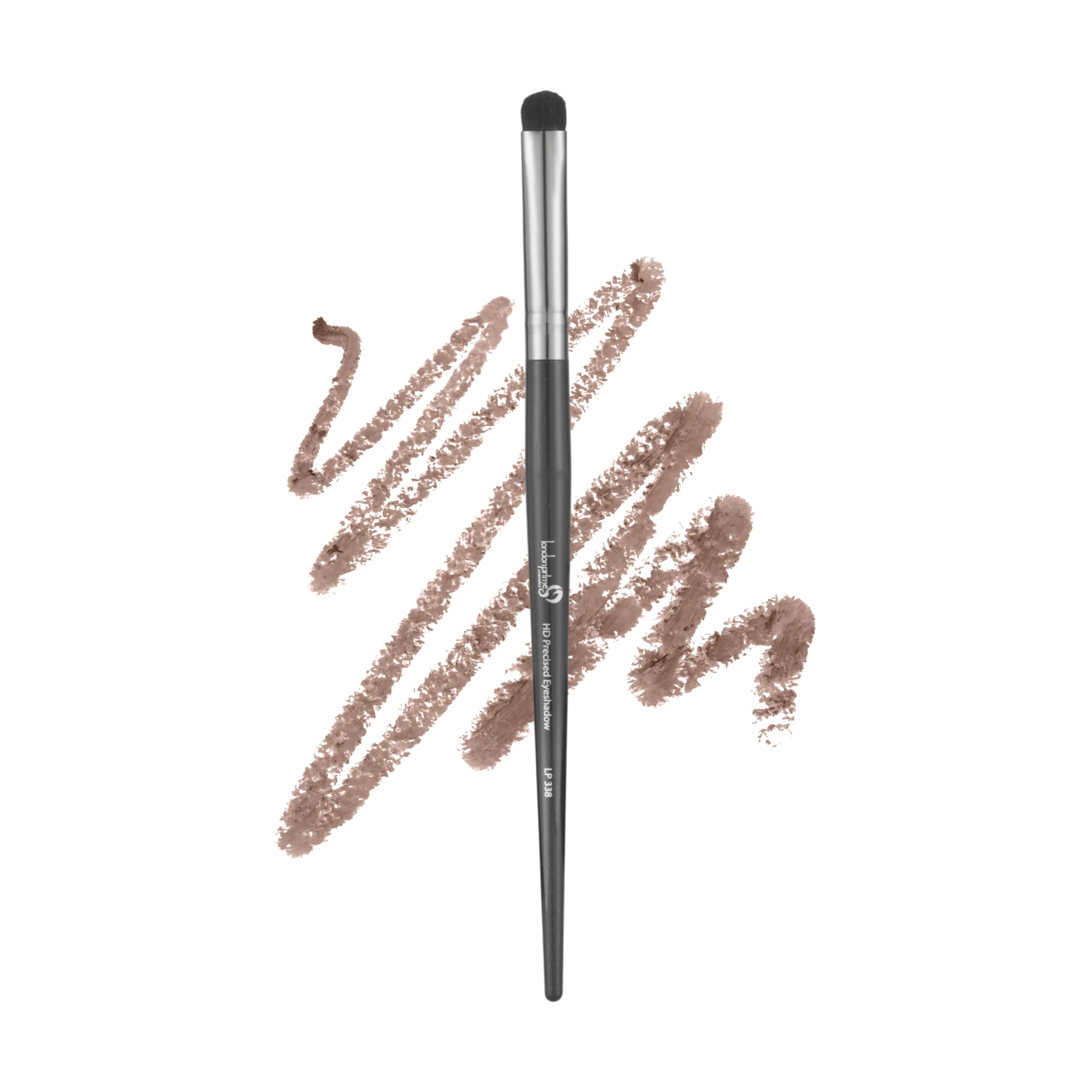 LONDON PRIME HD Precised Eyeshadow Brush LP 338 - Professional Eye Makeup Brush for Powder, Cream & Glitter - Soft Synthetic Bristle Precision Eyeshadow & Blending Brush - Travel-Friendly, Daily Use